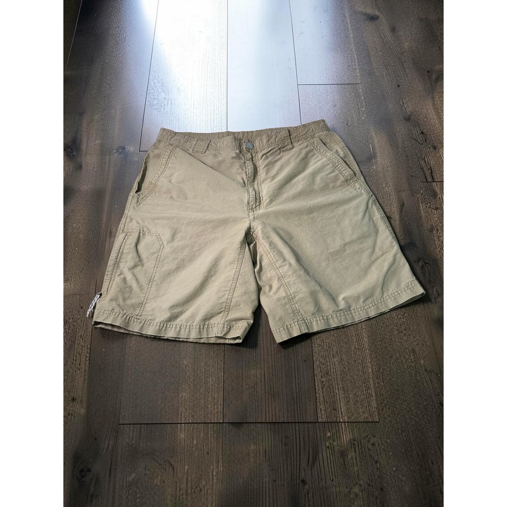 Columbia Shorts Mens 36 Tan Omni-Shield Cargo Utility Hiking Gorpcore Outdoor